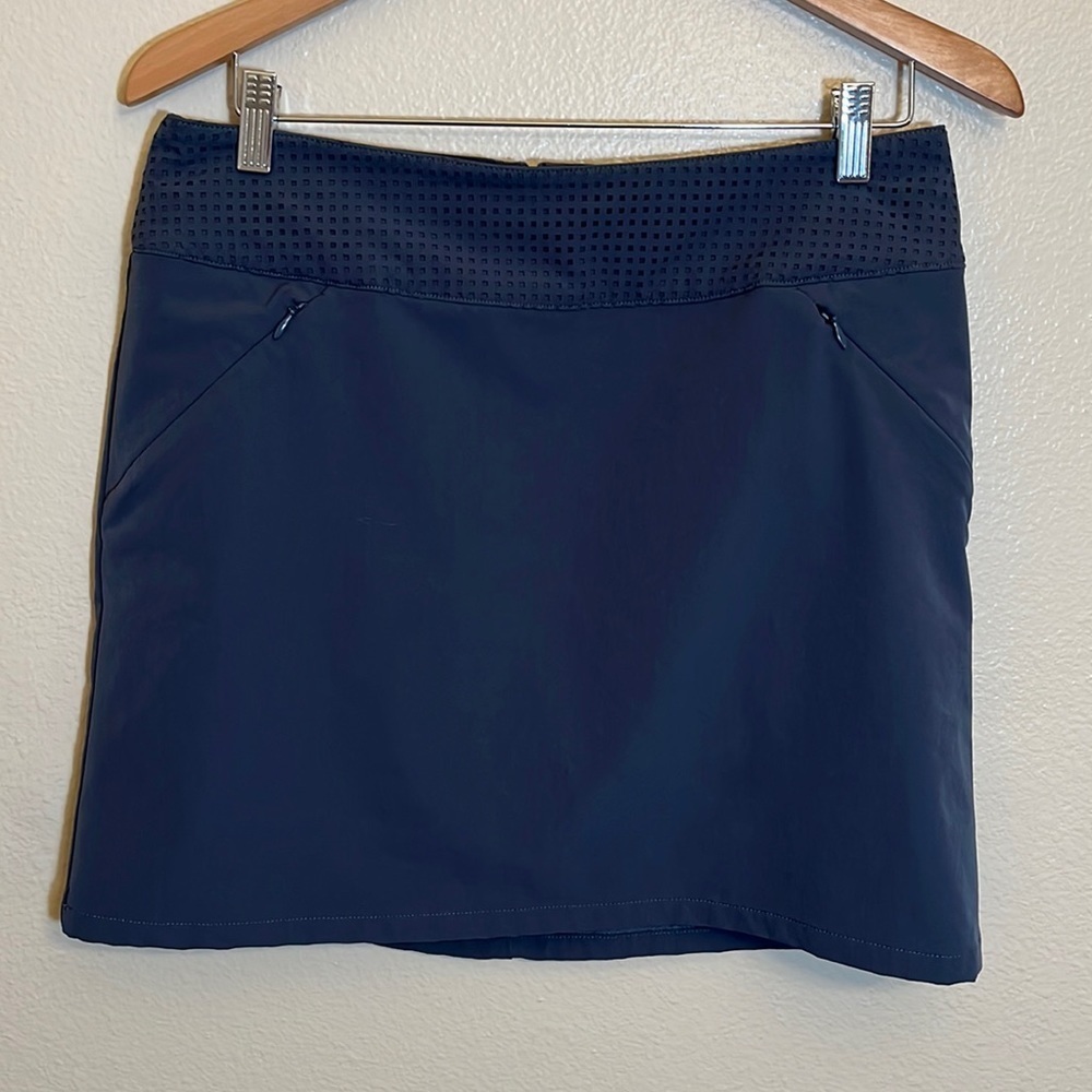 Title Nine Navy Athletic Skirt with Perforated Waistband